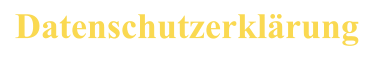 Datenschutzerkl�rung